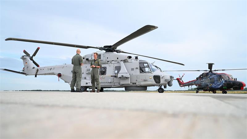 Eine Ära endet: Aus für Marine-Hubschrauber Das erste Modell des neuen Hubschraubers ist schon im Dienst.