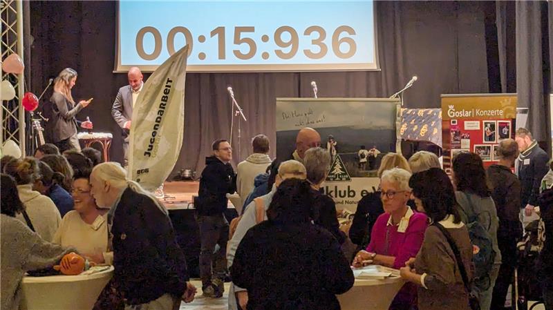 Das erste Speed-Dating im November 2024 im Kulturkraftwerk Harzenergie.