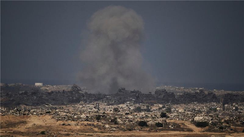 Das israelische Militär rückt auf die Stadt Gaza vor. 