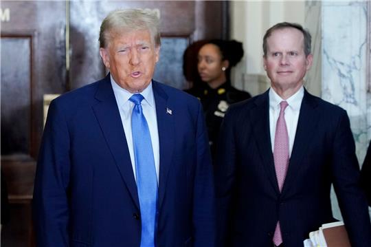 «Das ist ein sehr unfairer Prozess. Ich hoffe, die Öffentlichkeit schaut zu»: Donald Trump.