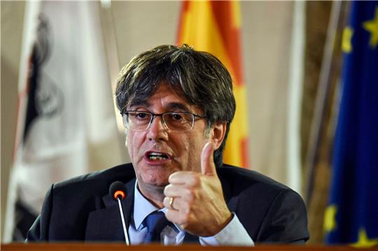 «Das katalanische Volk hat bei dem Unabhängigkeitsreferendum 2017 eine Entscheidung getroffen und nur ein mit dem Staat vereinbartes Referendum kann dieses Mandat ändern»: Carles Puigdemont.