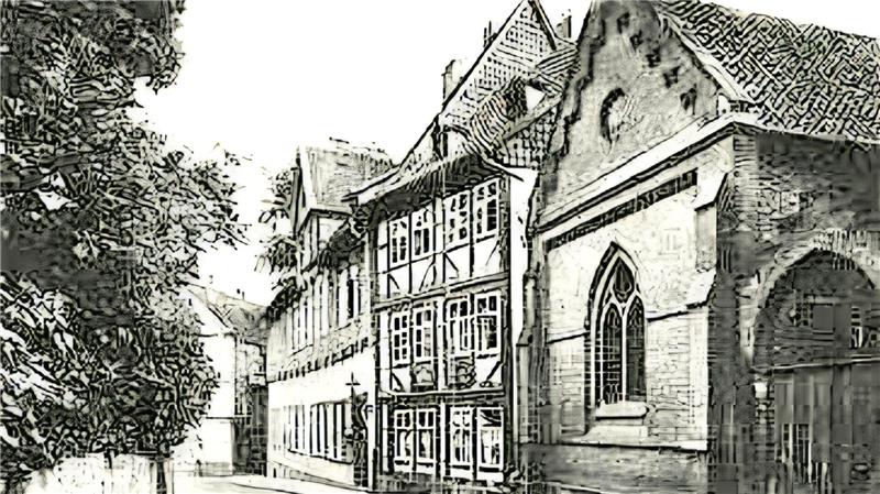 Erinnern an Nazi-Opfer: Ingeburg Boeglen wird nur 13 Jahre alt Das katholische Kinderheim „Klein-Bethlehem“ der Barmherzigen Schwestern vom Heiligen Vinzenz in Hildesheim – in diesem Fall gemalt von Friedrich Spilker – ist eine Zwischenstation auf dem Leidensweg von Ingeburg Boeglen.