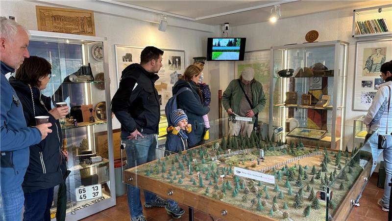 Das kleine Grenzmuseum im ehemaligen Bahnhof in Sorge ist am Freitag zum Tag der Deutschen Einheit geöffnet.