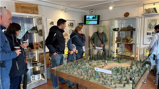 Das kleine Grenzmuseum im ehemaligen Bahnhof in Sorge ist am Freitag zum Tag der Deutschen Einheit geöffnet.