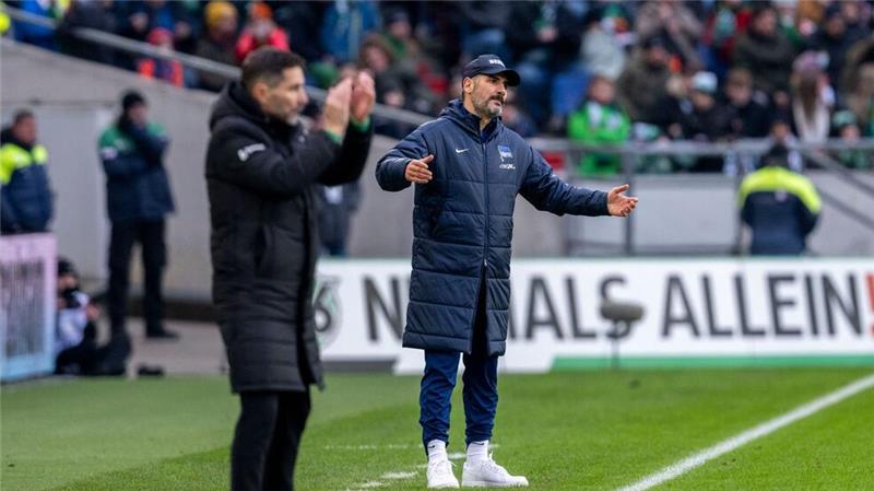 Das letzte Spiel von Leitl (l.) bei Hannover war ein 0:0 gegen die Hertha.