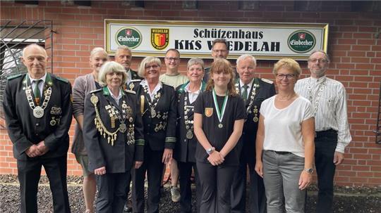 Das neue Königshaus der Wiedelaher Schützen.