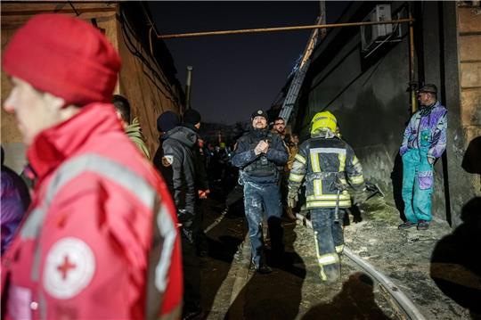 Das russische Militär griff die südukrainische Hafenstadt Odessa die zweite Nacht in Folge mit Kampfdrohnen an.