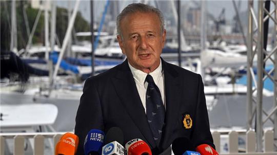 David Jacobs erklärte die Entscheidung der Veranstalter, die Regatta nicht abzubrechen.