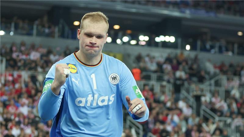 David Späth spielt im Test gegen Kroatien stark. 