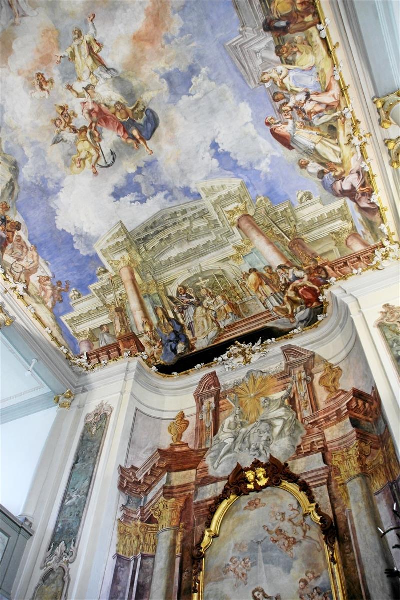 Deckenmalerei in der Liebenburger Schlosskirche. Foto: Kühlewind