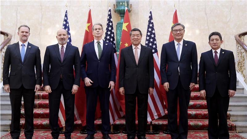 Delegationen der USA und China verhandelten zwei Tage in London. (Archivbild) 