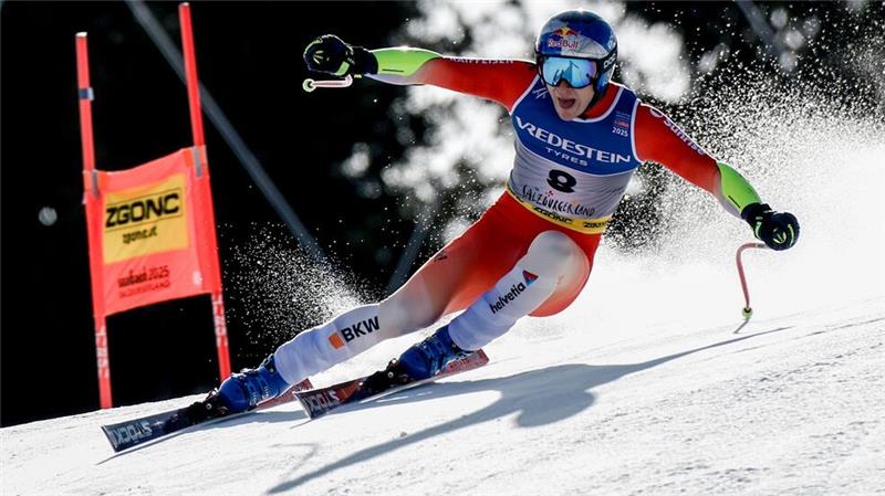 Deutscher Schreckmoment bei Odermatts WM-Show: „Brutal“ Dem Schweizer Superstar gelang ein perfekter Super-G.