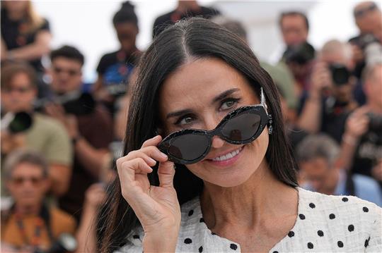 Demi Moore bei der Premiere des Films «The Substance» in Cannes.