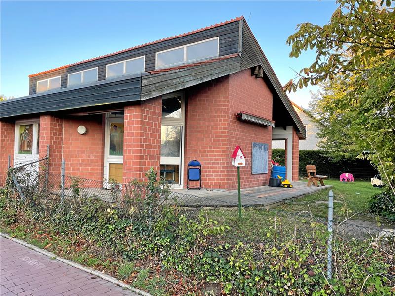 Den Anbau ans Haus Sonnenschein der Ohlhöfer Kindertagesstätte hat der Rat jetzt zum zweiten Mal bewilligt. Foto: Heine