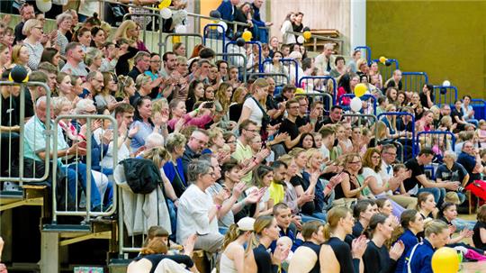 Den Anblick einer voll besetzten Tribüne, wie hier bei den J.E.T.-Legs des MTV Goslar, wird es kommende Hallensaison nicht geben.Foto: Drechsler