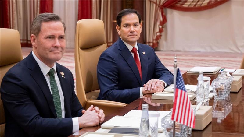 Den Job von Sicherheitsberater Mike Waltz übernimmt Außenminister Marco Rubio kurzerhand mit. (Archivbild)