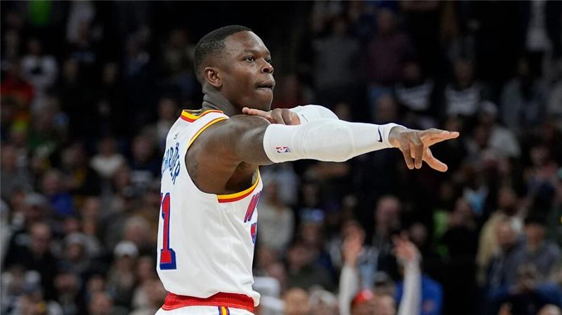 Dennis Schröder erzielte beim knappen Sieg der Golden State Warriors bei den Minnesota Timberwolves zwölf Punkte.