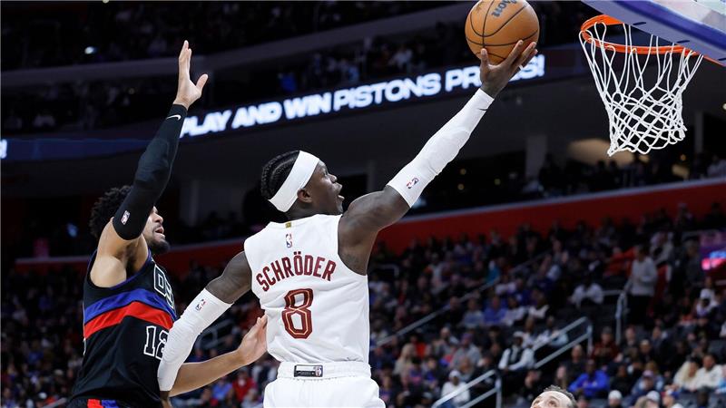 Dennis Schröder hatte gegen sein ehemaliges Team Detroit nicht seinen besten Tag.