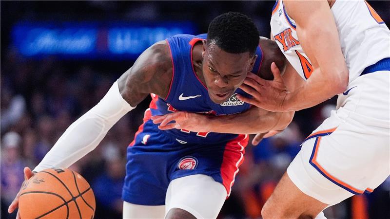 Dennis Schröder verliert mit Detroit zum Playoff-Start in New York.
