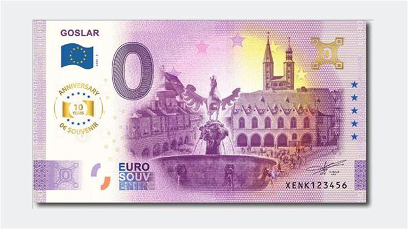 Der 0-Euro-Schein ist ab sofort in der Tourist-Information erhältlich.