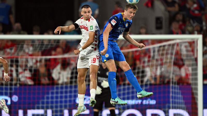 Der 1. FC Köln gewinnt sein erstes Zweitligaspiel.