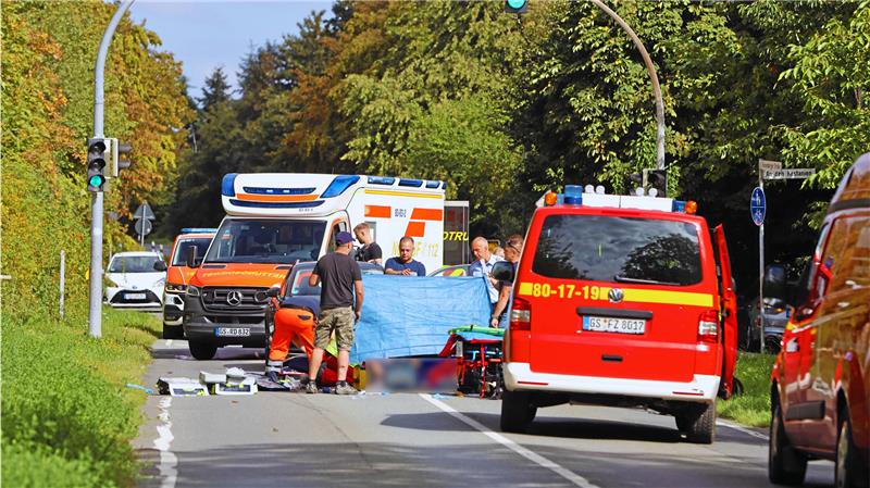 Unfall in Goslar: Radfahrer weiter in schlechtem Zustand Der 18-jährige Radfahrer erlitt schwerste Verletzungen, unter anderem am Kopf. Fotos: Neuendorf