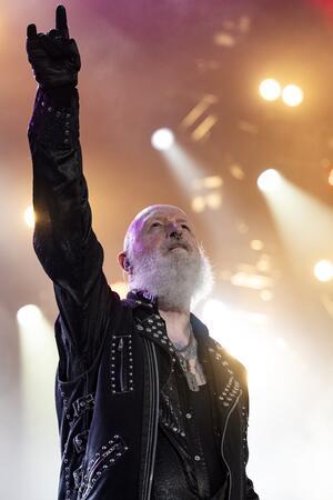Rockharz-Festival in Ballenstedt liefert viele Höhenflüge Der 72-jährige Judas Priest-Frontmann Rob Halford.