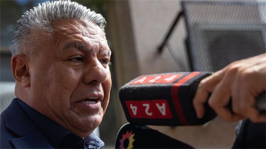 Der AFA-Vorsitzende Claudio Tapia und sein Verband wehren sich gegen Berichte über FBI-Ermittlungen. (Archivbild)
