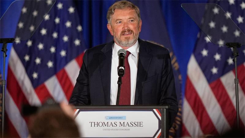 Der Abgeordnete Massie fiel bei Trump in Ungnade. (Archivbild)