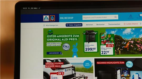Der Aldi-Onlineshop wurde 2021 gegründet.