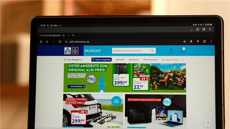 Der Aldi-Onlineshop wurde 2021 gegründet.