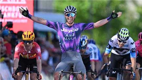 Der Australier Michael Matthews entschied Eschborn-Frankfurt für sich.