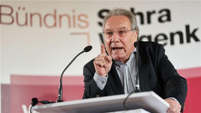 BSW-Politiker Ernst will zum Gedenken in russische Botschaft Der BSW-Politiker Klaus Ernst will des Zweiten Weltkriegs auch mit Vertretern Russlands gedenken. (Archivbild)