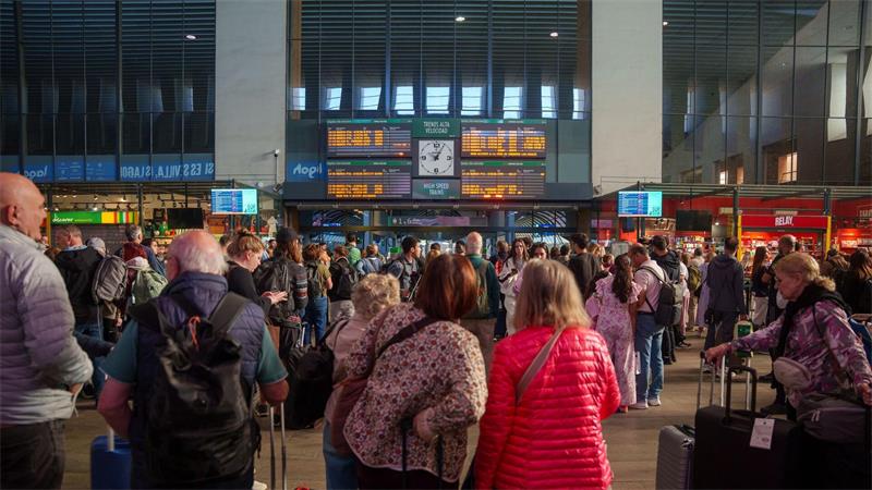 Der Bahnverkehr zwischen Madrid und Andalusien wurde unterbrochen.