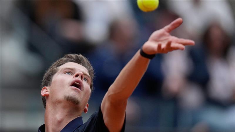 Der Belgier Alexander Blockx musste anerkennen, dass Alexander Zverev zu stark für ihn war. 