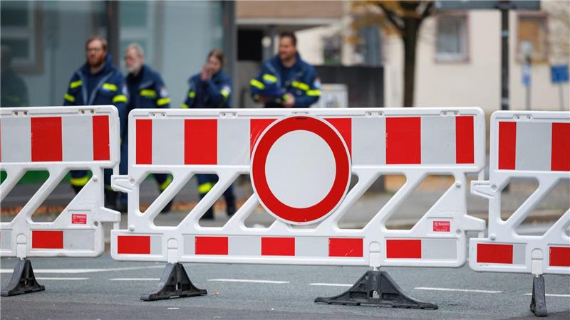 Der Bereich um die Fundstellen wurde weiträumig abgesperrt. 