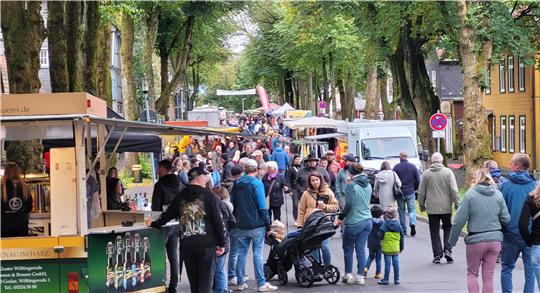 Der Bergbauernmarkt ist ein Publikumsmagnet weit über den Oberharz hinaus.