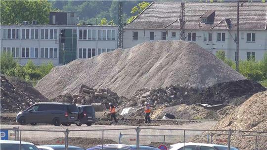 Der Blindgänger wurde bei Bauarbeiten im Osnabrücker Lokviertel entdeckt. 