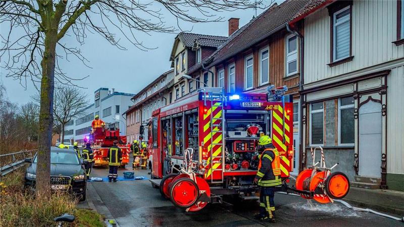 Der Brand in der Harzstraße war bereits der zweite Einsatz für die Seesener Feuerwehr.