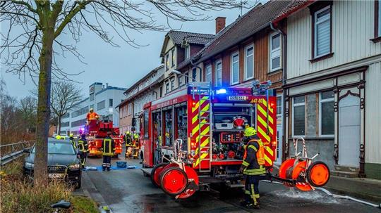 Der Brand in der Harzstraße war bereits der zweite Einsatz für die Seesener Feuerwehr.