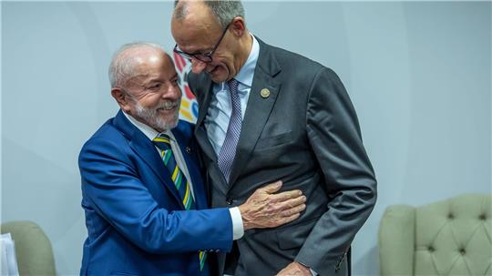 Der Brasilien-Besuch des Kanzlers im November hatte für Verstimmungen gesorgt, auf die dann aber die Versöhnung folgte,