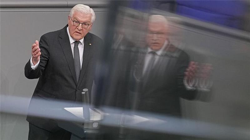 Steinmeier warnt vor Rückfall in „dunkle Zeit“ Der Bundespräsident spricht eine eindringliche Warnung zum Schutz der Demokratie aus.