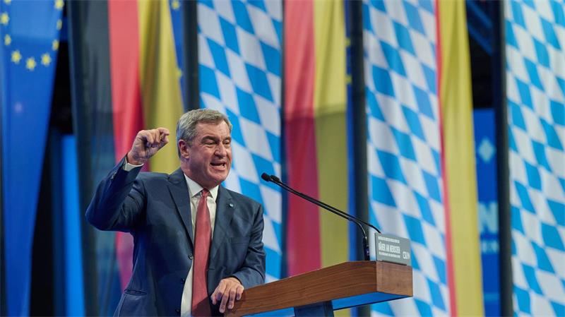 Merz beim CSU-Parteitag unter Zugzwang Der CSU-Chef wird als möglicher Nachfolger von Merz gehandelt.