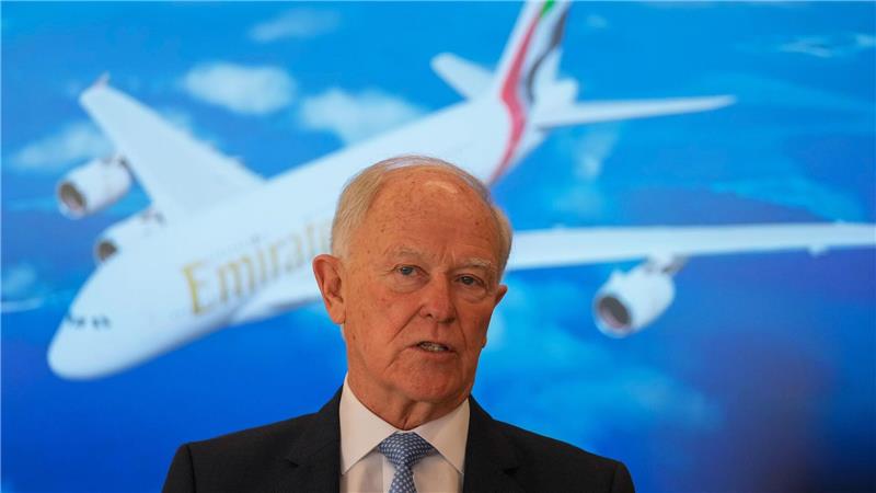 Der Chef von Emirates Airlines, Tim Clark, ist zuversichtlich, dass die Golfregion als wichtiges Drehkreuz und Reiseziel schnell wieder auf die Beine kommen wird (Archivbild)