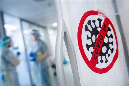Der Covid-Bereich am Sana Klinikum Offenbach.