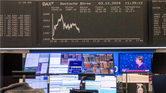 Der Dax steht erstmals in seiner Geschichte über 20.000 Punkten.