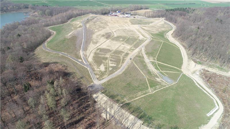 Der Deponiestandort Morgenstern bei Liebenburg aus der Luftperspektive. Foto: Landkreis