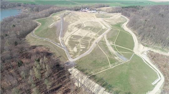 Der Deponiestandort Morgenstern bei Liebenburg aus der Luftperspektive. Foto: Landkreis
