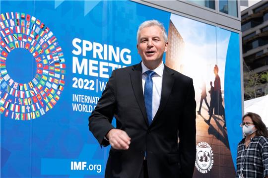 Der Direktor der Europaabteilung des Internationalen Währungsfonds (IWF): Alfred Kammer.
