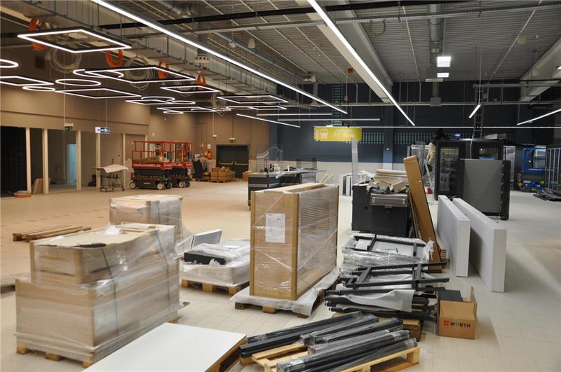 Der Edeka im ehemaligen Kaufland wird umgebaut.